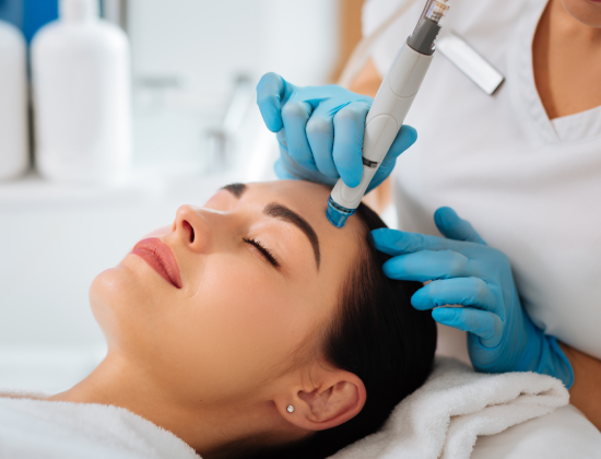 Hydra facial skin treatment